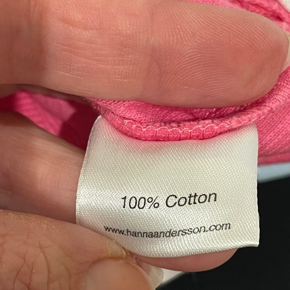 Hanna Andersson Pink Corduroy Girl size 5 Dress Embroidery Flowers Short Sleeve - Picture 10 of 10